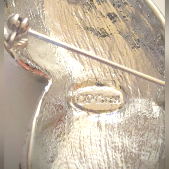 Vintage OPC Snowy Owl Aurora Borealis Brooch Pin - Picture 3 of 8